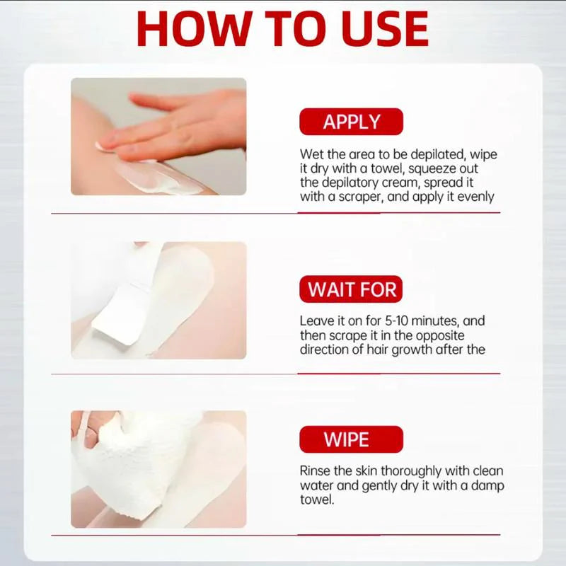 ⚡ Painless Hair Removal Gel|Smooth, Silky Skin in Minutes — Limited-Time Offer! 🔥