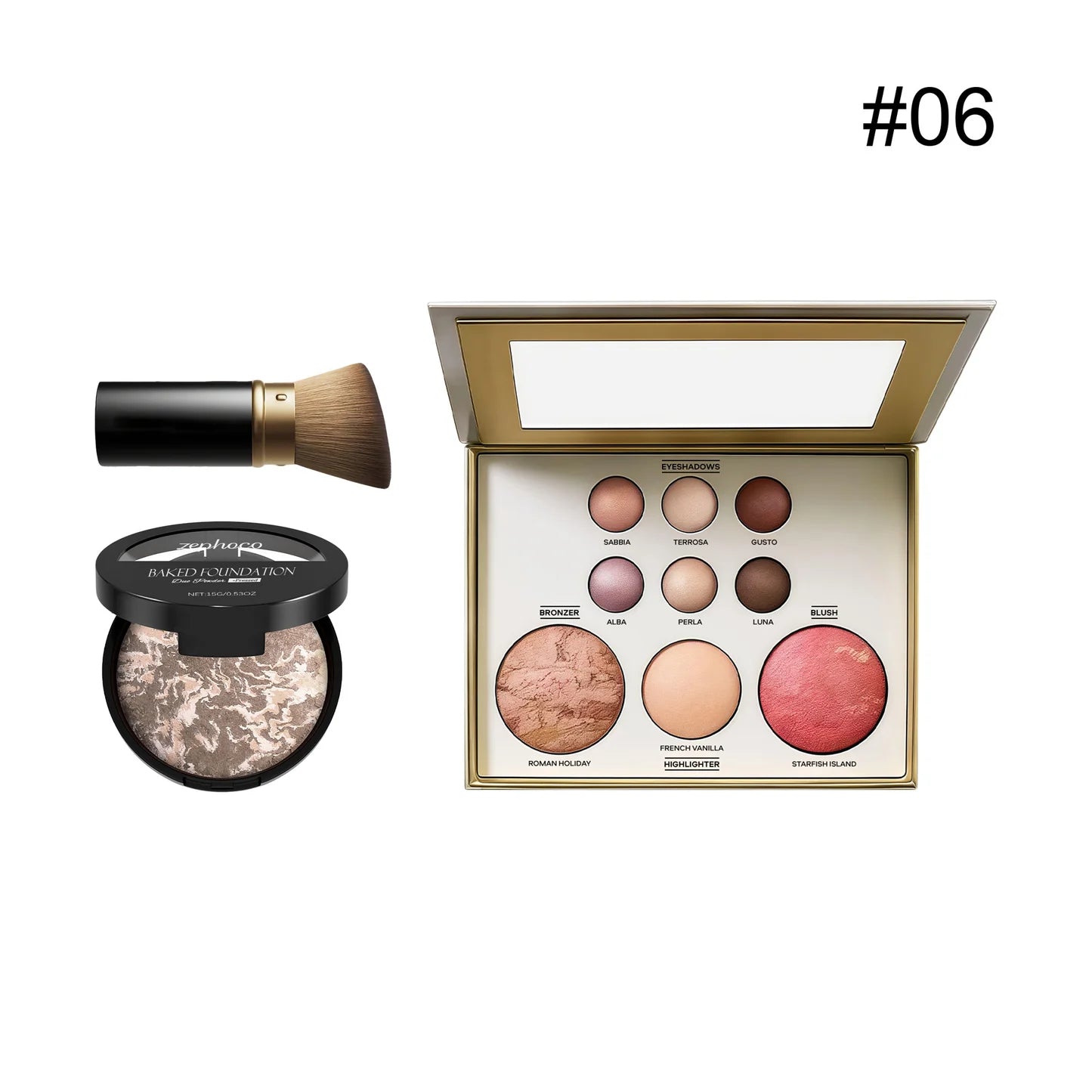 ⏰ Last 3 hours! 🔥 Baking Beginner Set - Tuscan Dream, including a multi-color baking eyeshadow palette, 30% off! ✨
