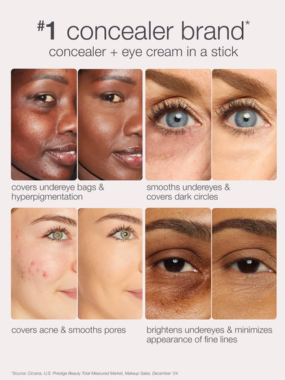🔥 Buy 1 Get 1 FREE! Instant Cover Duo | Blur Concealer Stick & Brush ✨
