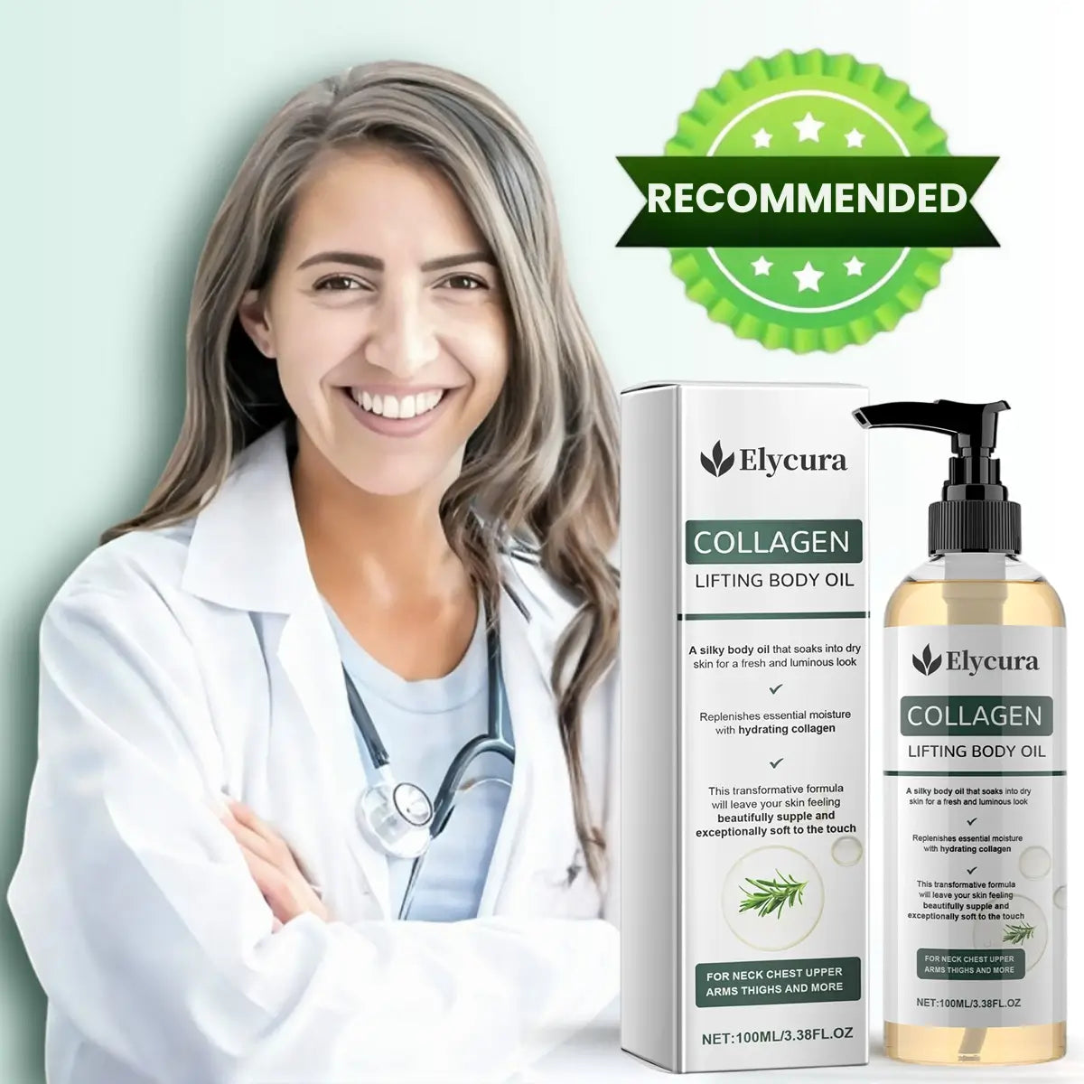 Elycura™ Collagen Oil | Visibly Tightens & Lifts Sagging Skin by 98% in Just 24 Hours ✨