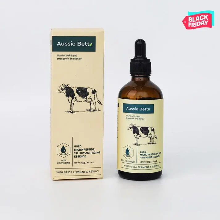 Aussie Betta Golden Micro-Peptide Tallow Serum-Gentle Anti-Aging for Sensitive Skin