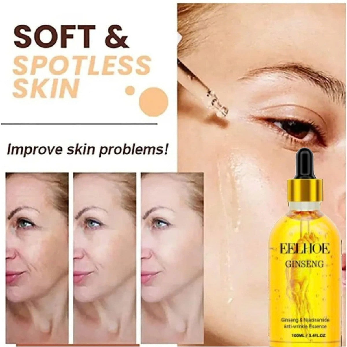Ginseng Polypeptide Anti-Ageing Essence-The Secret of Youth