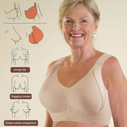 🎁 Unbeatable 50% OFF! 🔥 Super Shaping Bra | Wire-Free Comfort 👍 Say Goodbye to Sagging, Hello Effortless Lift!