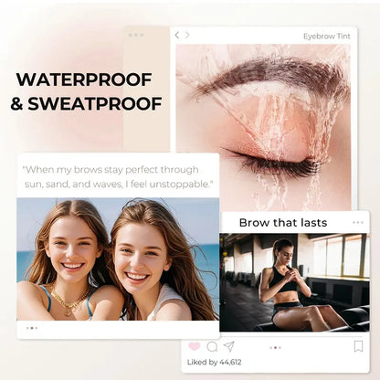 🔥 2026 New Collection –Waterproof Smudge-proof Eyebrow Gel/Tint (Free Brush Included) ⭐