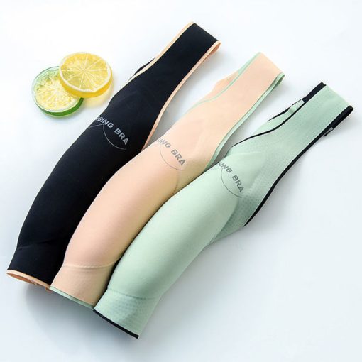 2025 New Arrival Plus Size Ice Silk Front Button Sleeping Yoga Bra