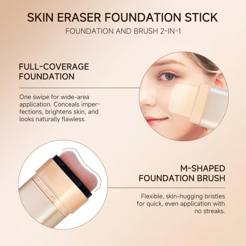 🔥 Valentine’s Pre-Sale! Buy 1, Get 1 FREE on the Luminous Dual-Ended Concealer Foundation Stick 💖 Limited Time Offer!