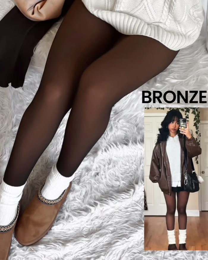 MAGIC VELVET LINED LEGGINGS • CLOSED FOOT (LOOKS LIKE PANTYHOSE)
