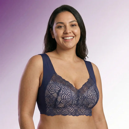 ❄️ Winter Sale – 2026 New Extra Lift Ultimate Stretch Full Figure Seamless Lace Cut-Out Bra ❄️ 🔥 Buy 2, Get 2 FREE! 💥 Special Price! 💥